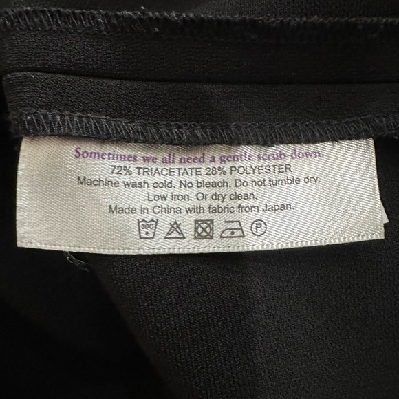 MM LaFleur The Sarah Dress Black Minimalist Sheath Size 0 Workwear Career Office - Picture 13 of 14